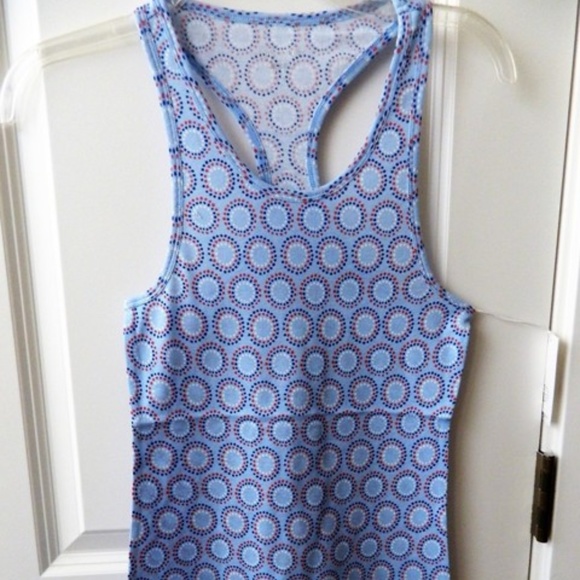 TORY BURCH SPORT Racerbank Tank Top Sz M - Picture 1 of 3